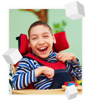 Special Needs child smiling